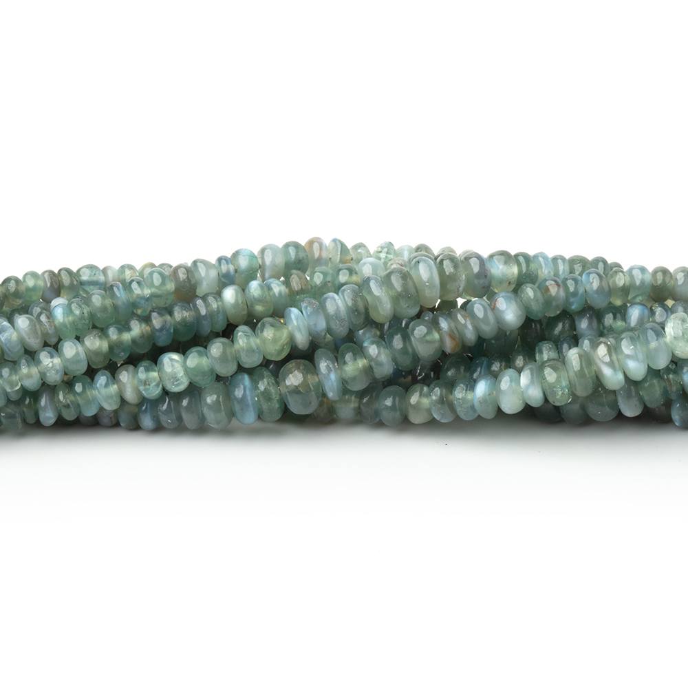 2-4mm Cat's Eye Chrysoberyl Plain Rondelle Beads 18 inch 310 pieces AAA