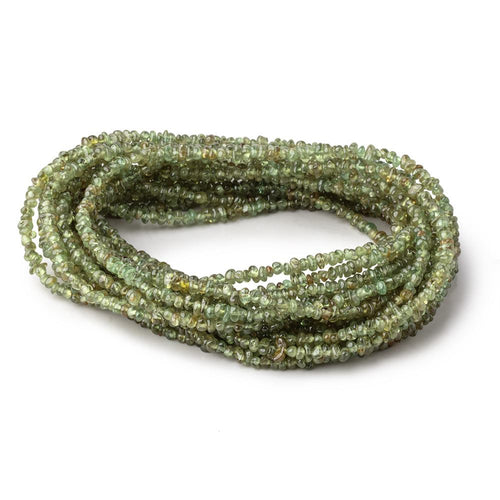 2-4mm Demantoid Garnet Plain Chip Beads 18 inch 230 pieces
