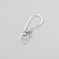 20.5mm Antiqued Sterling Silver Sheperd Hook Miligrain Design 1 finding