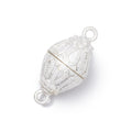 20x14.5mm Miligrain Tear Drop Design Bicone Magnetic Clasp 1 piece
