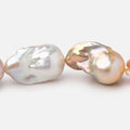21-27mm Tri Color Ultra Baroque Freshwater Pearls 15.5 inch 15 pieces AA