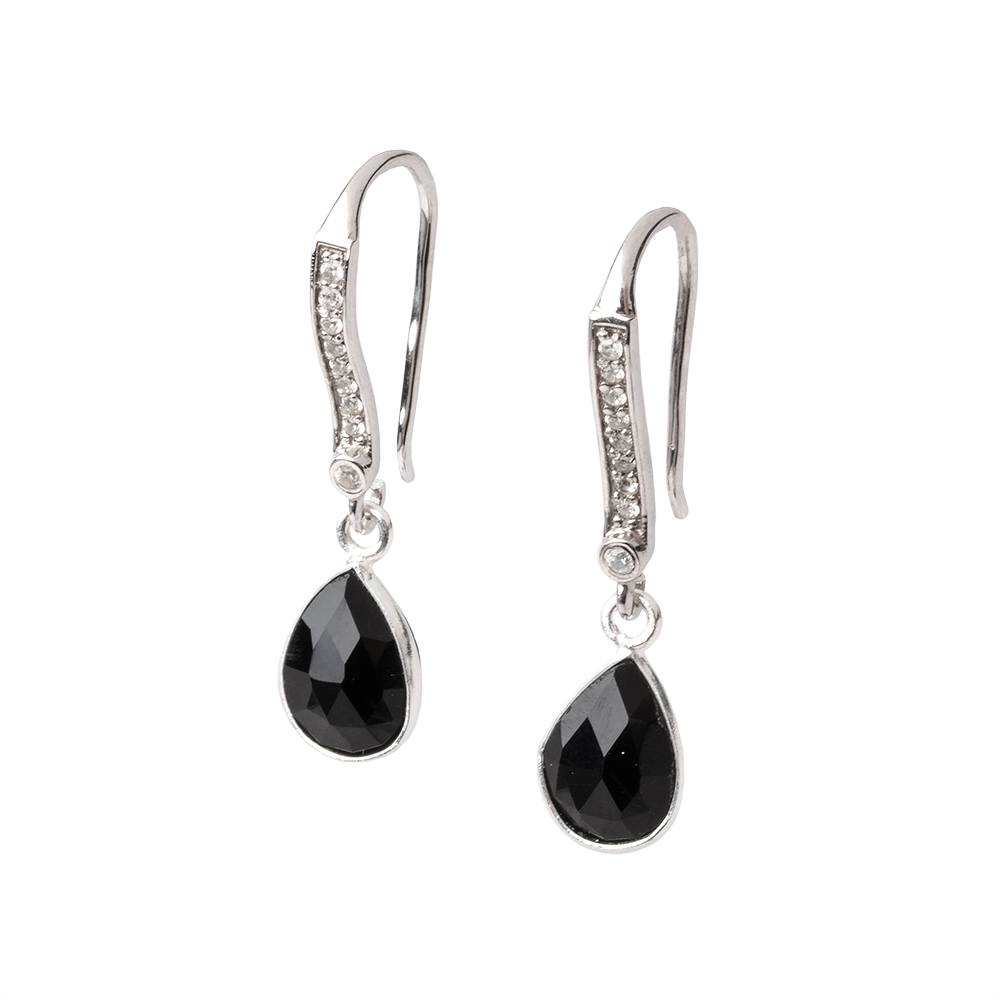 21mm Cubic Zirconia Ear Wire Set of 2 pieces