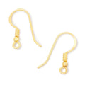 21mm Vermeil Wire Wrapped with Ball Ear Wire 10 pieces