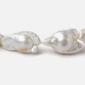 21x13-30x17mm Off White Ultra Baroque Freshwater Pearl 15 inch 15 pieces A