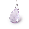 21x15-22x16mm Pink Amethyst Faceted Pear 1 Focal Bead
