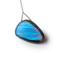 21x35x7mm Labradorite Plain Fancy Shape Pendant 1 AAA Focal