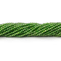 2.2mm Chrome Diopside Micro Faceted Round Beads 12.5 inch 180 pieces