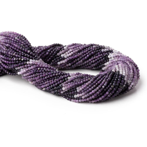 2.2mm Sugilite Micro Faceted Round Beads 12.25 inch 158 pieces AA