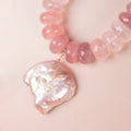 24.5-33mm Blush Pink Ultra Baroque Focal Beads 1 piece