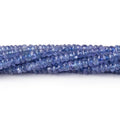 2.5-3mm Tanzanite Faceted Rondelle Beads 16 inch 196 pieces