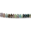 2.5-4mm Multi Color Tourmaline Plain Rondelle Beads 18 inch 220 pieces