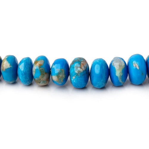 2.5-6mm Ceruleite Plain Rondelle Beads 17.5 inch 166 pieces AA