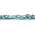 2.5mm Blue Zircon Micro Faceted Rondelle Beads 12.25 inch 150 pieces AA