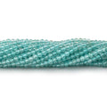 2.5mm Pool Blue Apatite Micro Faceted Rondelle Beads 12.5 inch 157 pieces AA