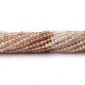 2.5mm Shaded Zircon Micro Faceted Rondelle Beads 12.5 inch 163 pieces AAA