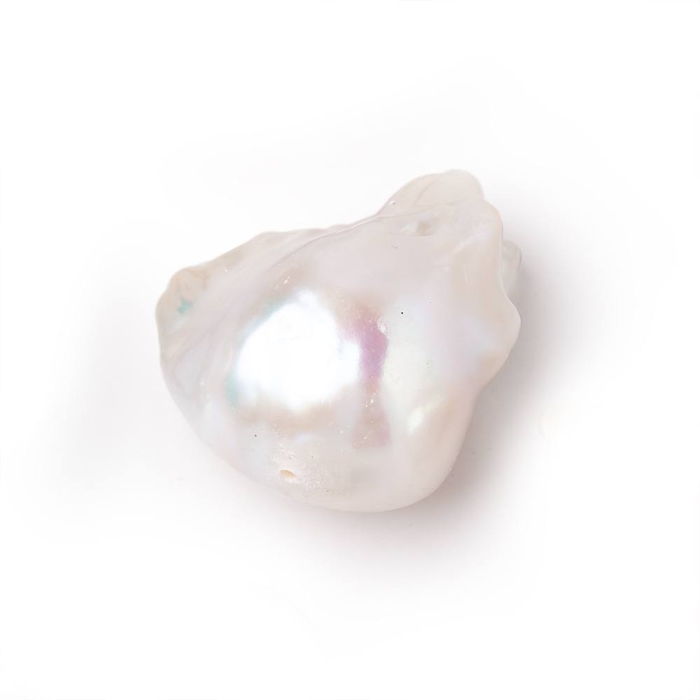 25x16-30x17mm White Ultra Baroque Freshwater Pearl Focal 1 piece AA