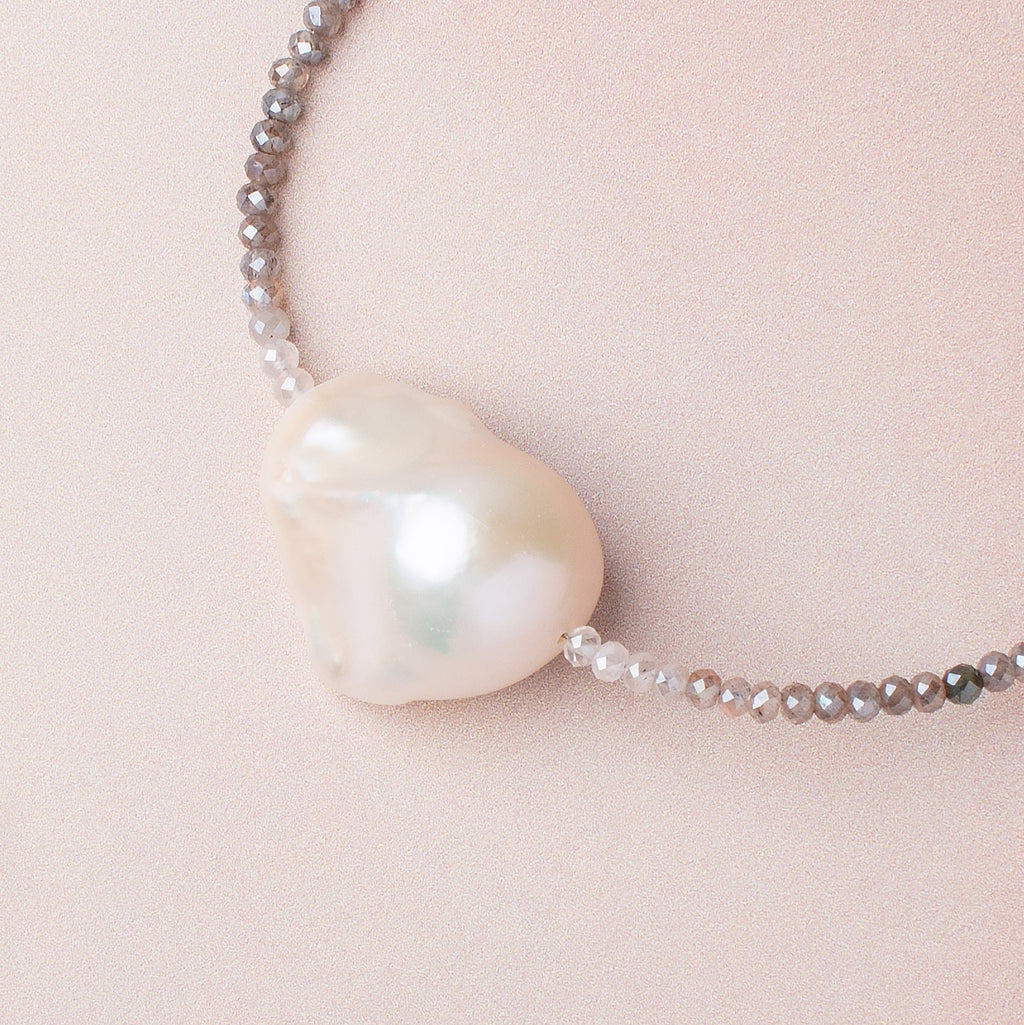 25x16-30x17mm White Ultra Baroque Freshwater Pearl Focal 1 piece AA