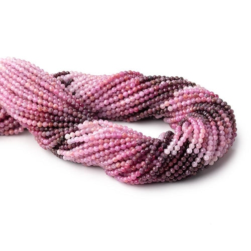 2.6mm Shaded Ruby Micro Faceted Round Beads 12.5 inch 130 pieces