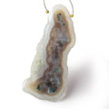 2.75x1.25 inch Solar Quartz Natural Slice Focal Bead 1 piece