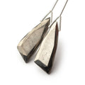 27x10mm Pyrite Fancy Shape Briolette Set of 2 Focals
