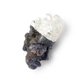 29x19mm Silver Leafed Blue Jammu Sapphire Natural Crystal 1 Pendant