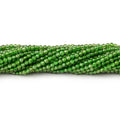 2mm Chrome Diopside Micro Faceted Round Beads 12.5 inch 166 pieces