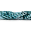 2mm Grandidierite Micro Faceted Round Beads 12.5 inch 160 pieces AA