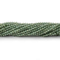2mm Green Apatite Micro Faceted Round Beads 12.5 inch 187 pieces AA