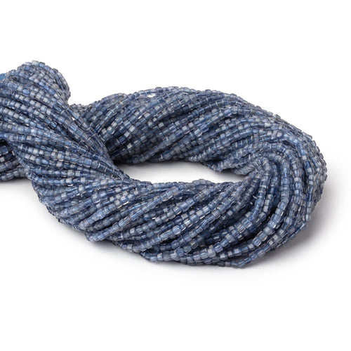 2mm Iolite Micro Faceted Cube Beads 12.5 inch 140 pieces A