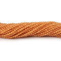 2mm Madeira Citrine Micro Faceted Round Beads 12.5 inch 164 pieces AA