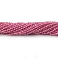 2mm Pink Tourmaline Micro Faceted Round Beads 12.5 inch 174 pieces