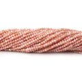 2mm Rhodochrosite Micro Faceted Round 12.5 inch 168 Beads