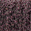 2mm Rhodolite Garnet Black Gold plated Dangling Chain by the foot