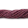 2mm Rhodolite Garnet Micro Faceted Rondelle Beads 13 inch 188 pcs