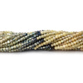 2mm Shaded Fancy Sapphire Micro Faceted Rondelles 12.5 inch 196 Beads AA