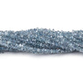 2x1-3x1.5mm Aqua Double Terminated Quartz Beads 15.5 inch 300 pieces