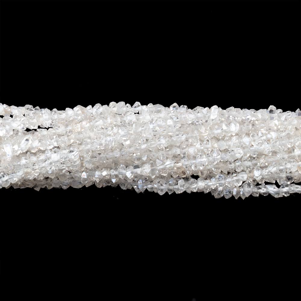 2x1-3x1.5mm Double Terminated Quartz Beads 15.5 inch 300 pieces