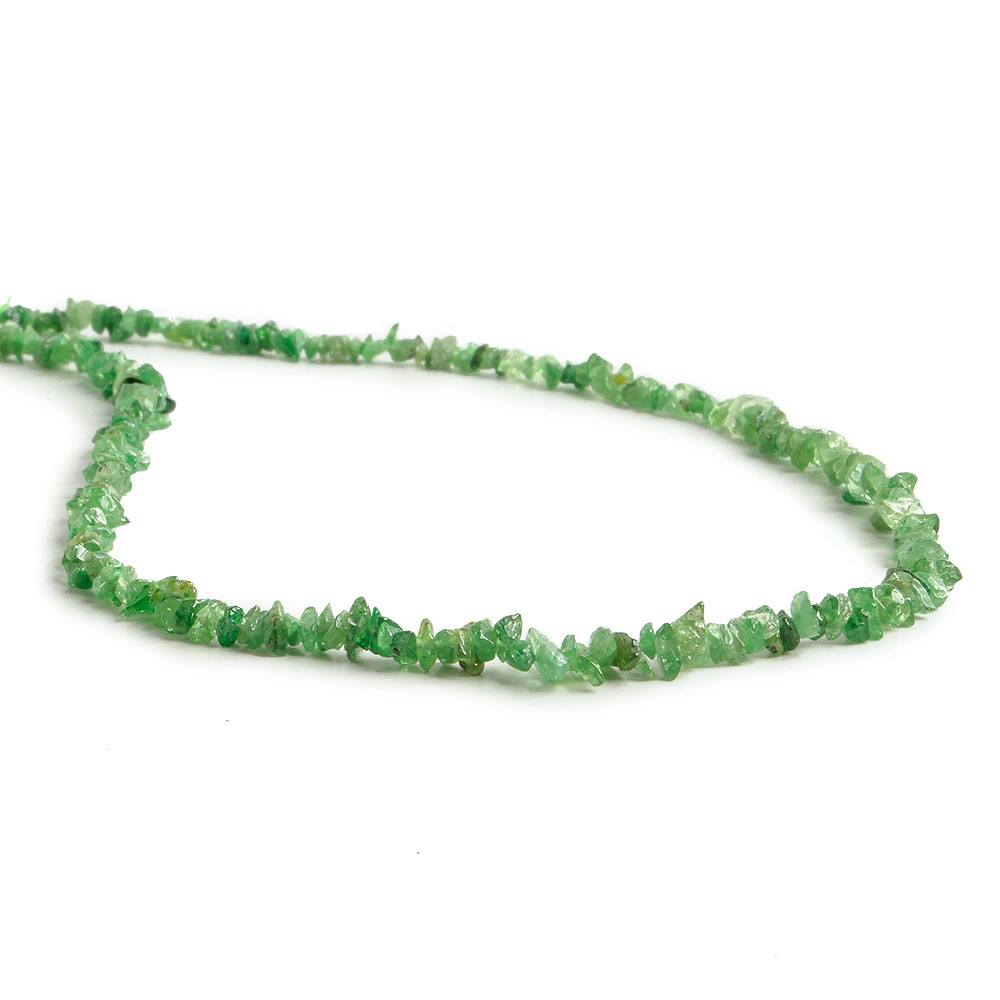 2x2-3x2mm Tsavorite Garnet Chip 18 inch 286 pieces