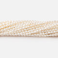 3-3.5mm Creamy Petite Baroque Freshwater Pearls 14.75 inch 100 Beads AA