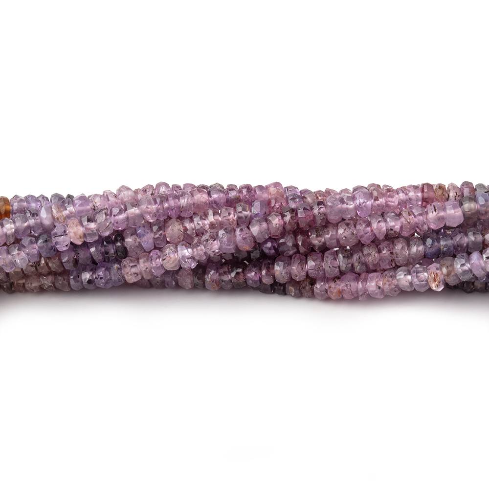 3-3.5mm Multi Color Spinel Faceted Rondelle Beads 16 inch 242 pieces
