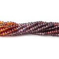 3-3.5mm Multi Gemstone Plain Rondelle Beads 13.5 inch 160 pieces