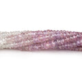 3-3.5mm Shaded Sapphire Faceted Rondelle Beads 17 inch 300 pieces