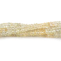 3-3.5mm Yellow Sapphire Faceted Rondelles 13.75 inch 200 Beads