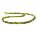 3-5mm Idocrase Faceted Rondelle 18 inch