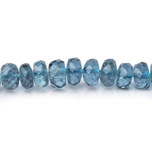 3-5mm Santa Maria Aquamarine Faceted Rondelles 16 inch 163 Beads AA