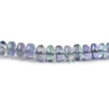 3-5mm Tanzanite Plain Rondelle Beads 18 inch 200 pieces