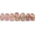 3-6.5mm Multi Color Tourmaline Faceted Rondelle Beads 15 inch 154 pieces