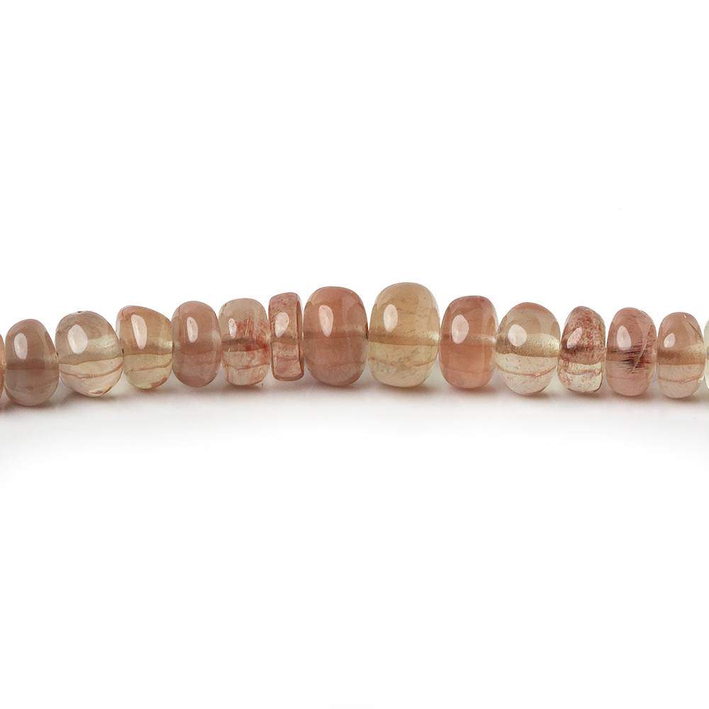 3-6mm Andesine plain rondelle beads 18 inch 180 pieces
