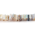 3-6mm Australian Opal Square Plain Heshi Beads 16 inch 270 pieces
