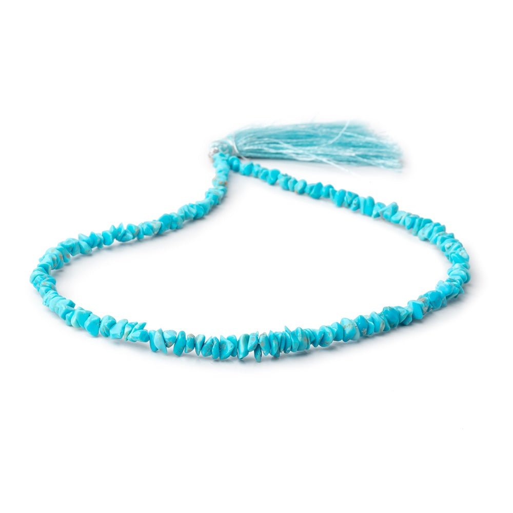 3-6mm Persian Turquoise Chip Beads 15 inch 266 pieces